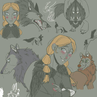 Wolfwalkers doodles